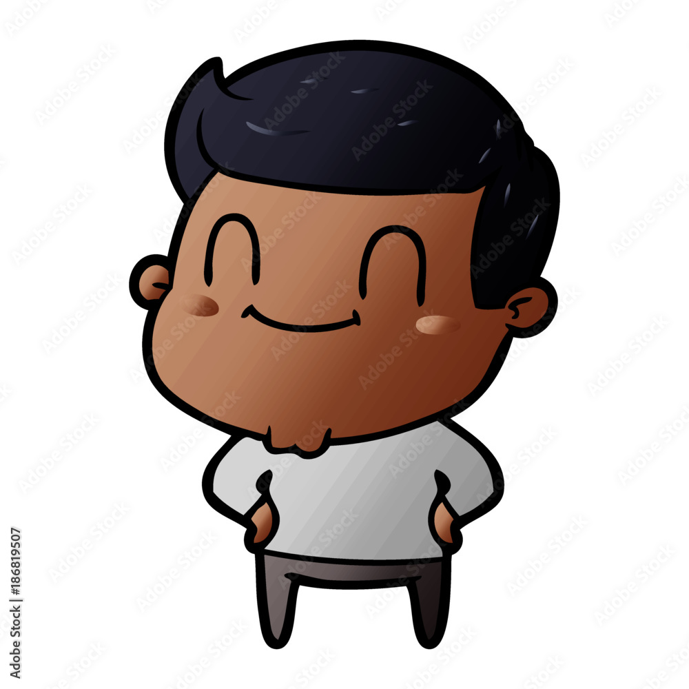 cartoon happy man cartoon happy man