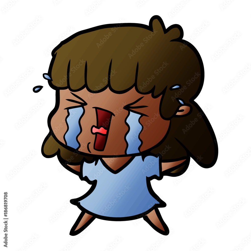 cartoon woman crying cartoon woman crying