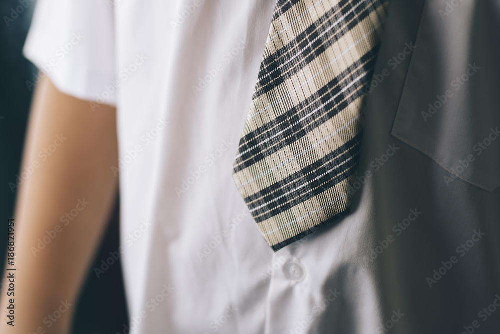 close up of tie / necktie