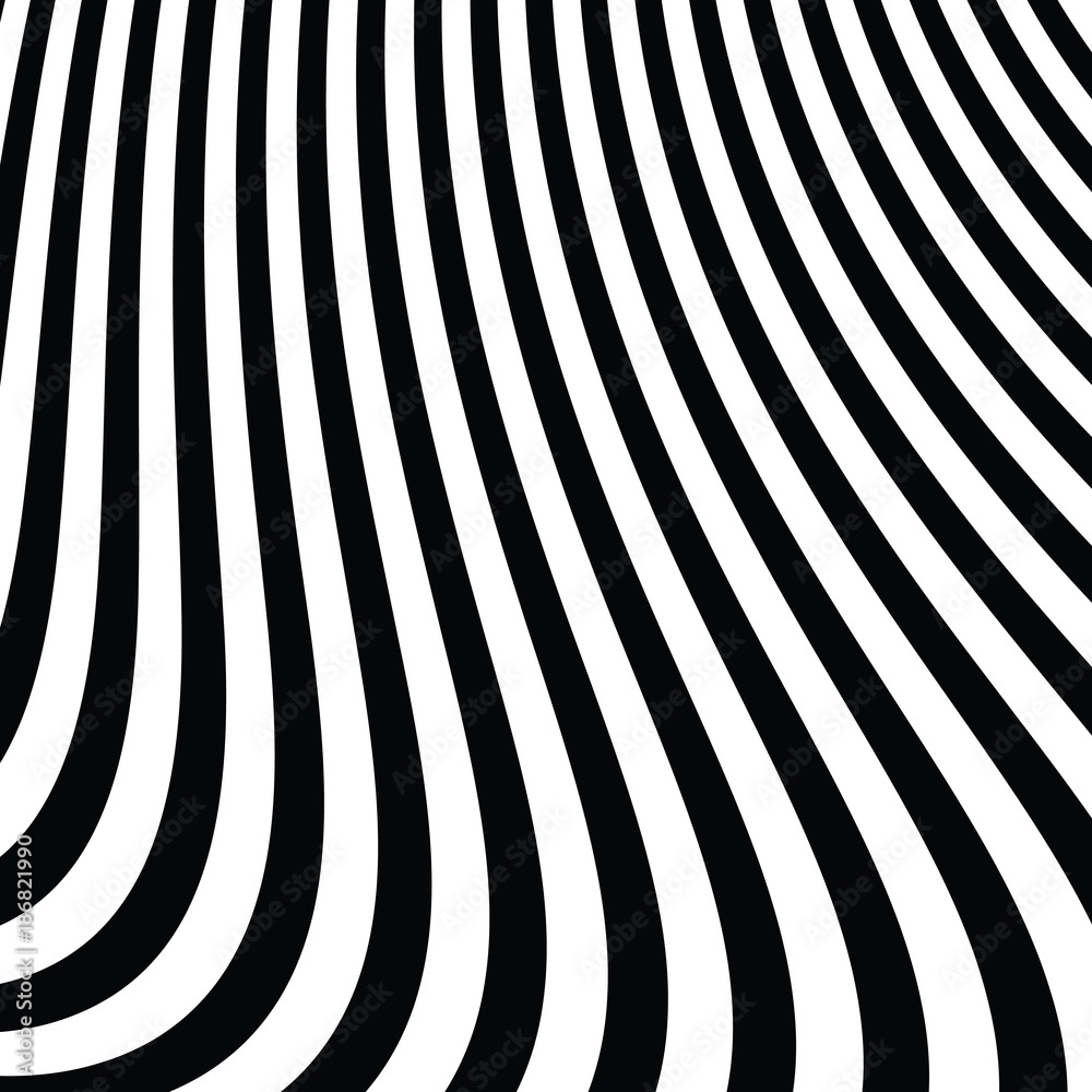Fototapeta premium Abstract Black and White Modern Striped Background
