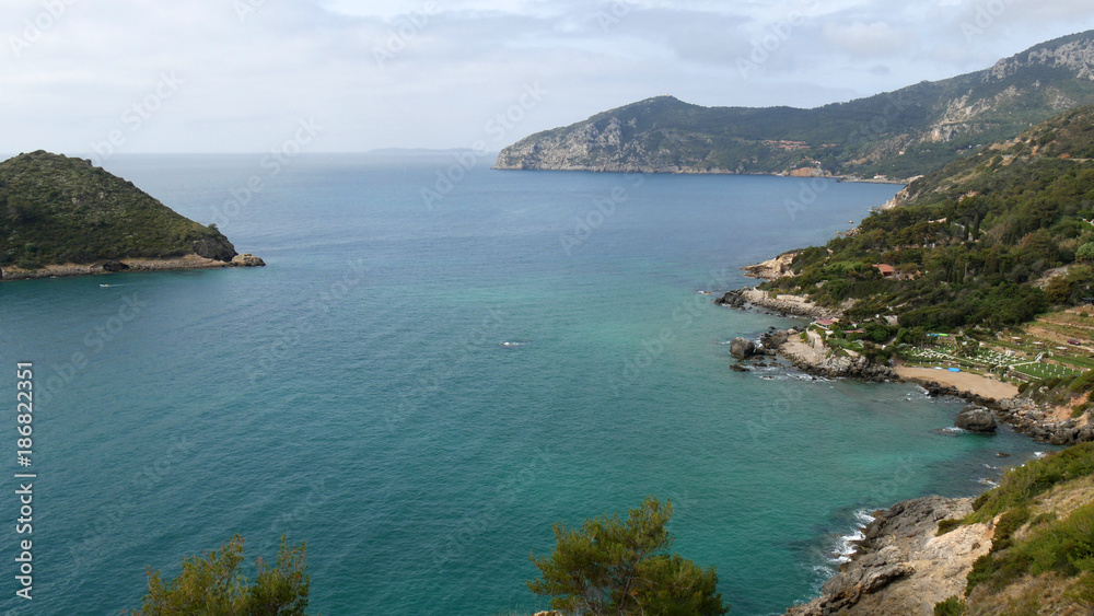 Panorama dell'Argentario in Toscana