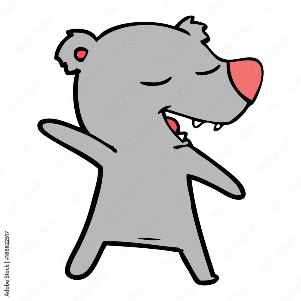 Obraz premium cartoon bear