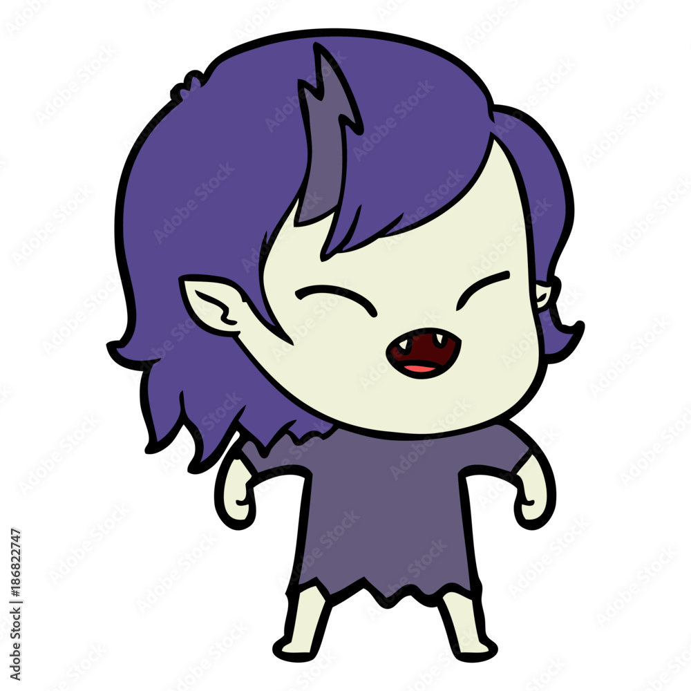 cartoon laughing vampire girl cartoon laughing vampire girl