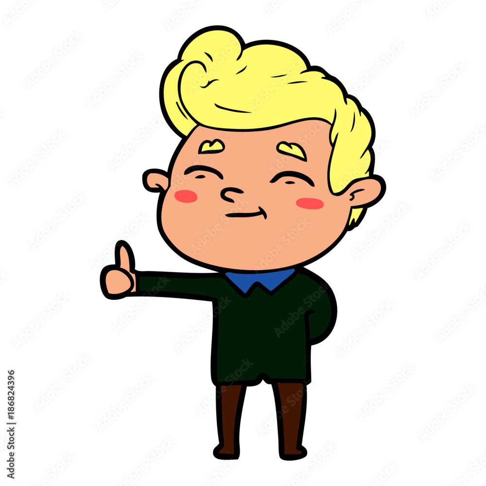 happy cartoon man happy cartoon man