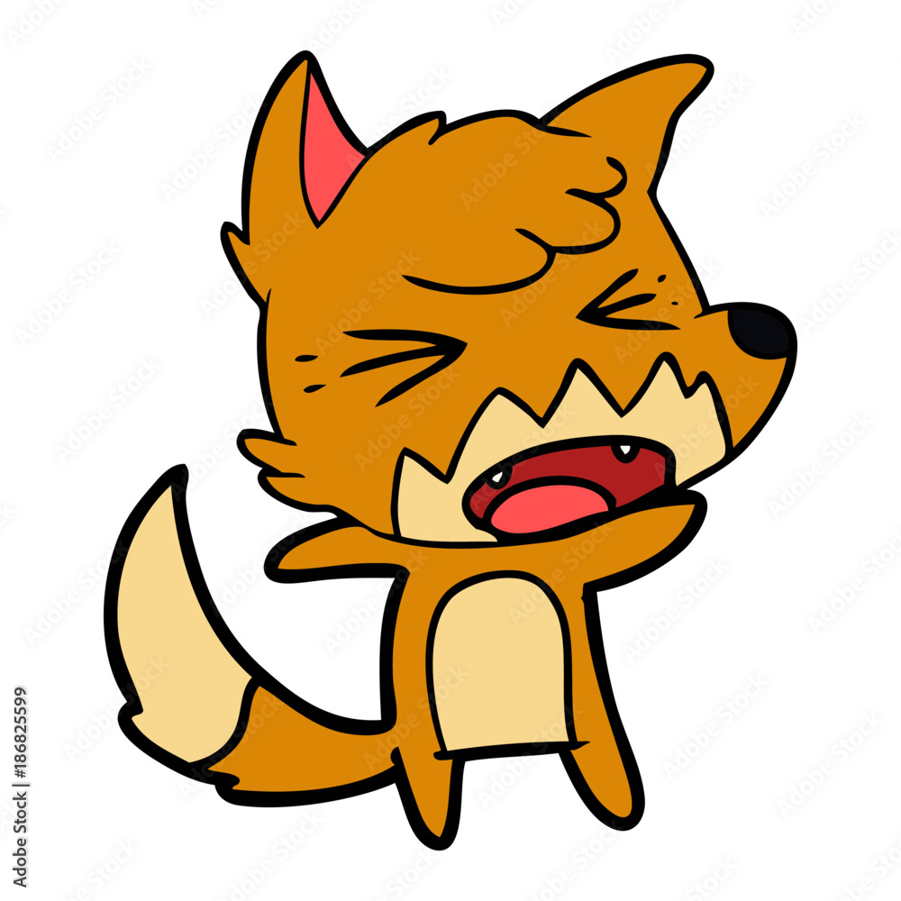 angry cartoon fox angry cartoon fox