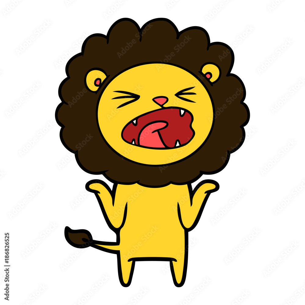 cartoon lion cartoon lion