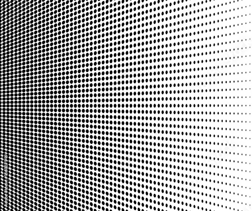 Abstract halftone. Black dots on white background
