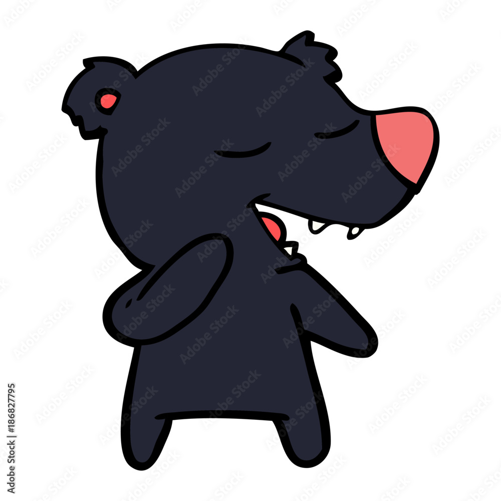 Obraz premium cartoon bear