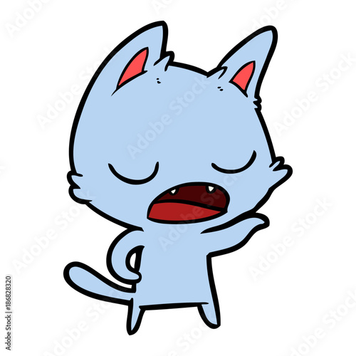 talking cat cartoon
