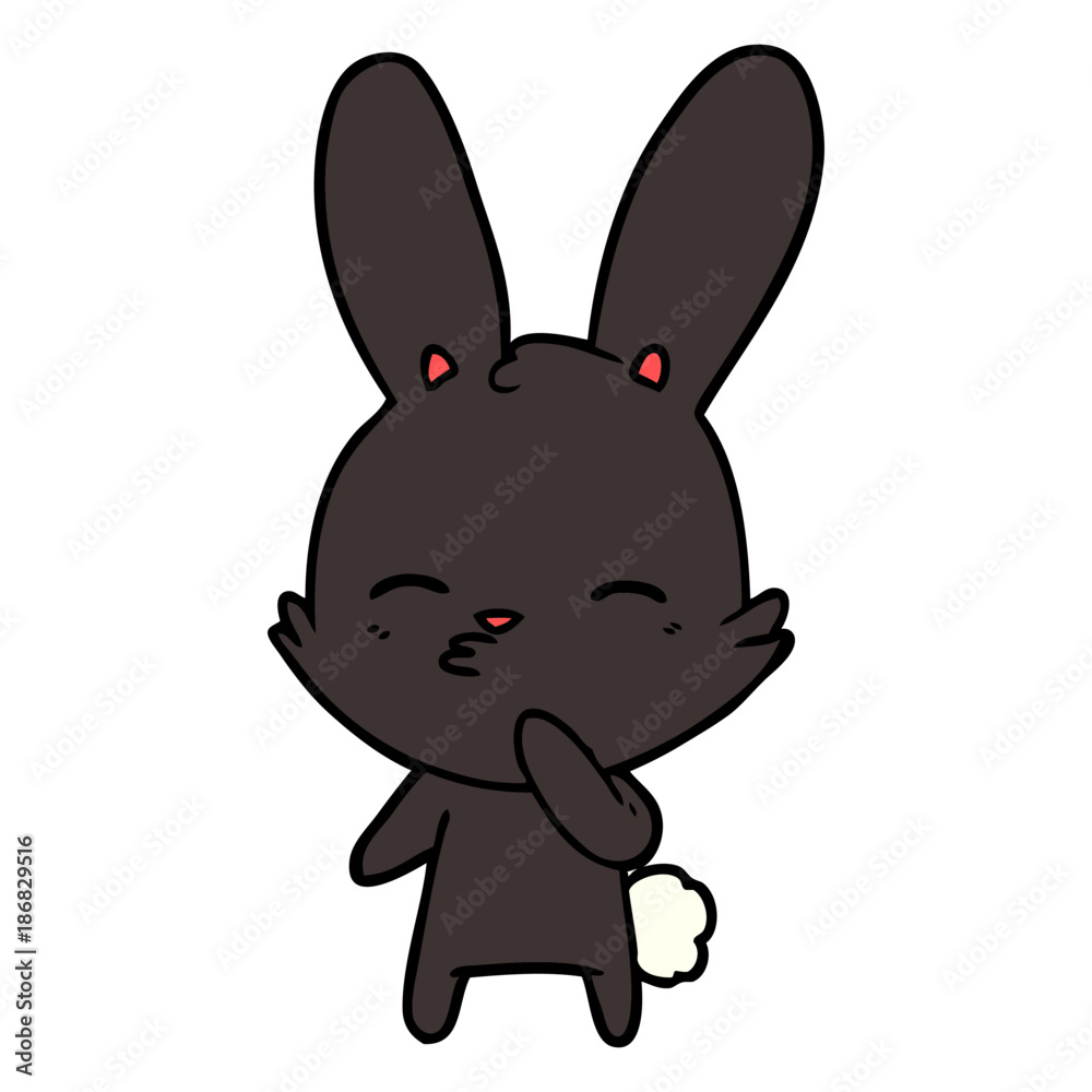 curious bunny cartoon curious bunny cartoon