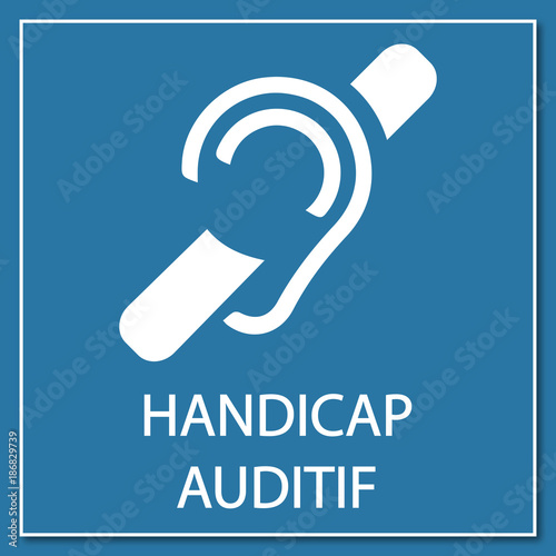 Logo handicap auditif.