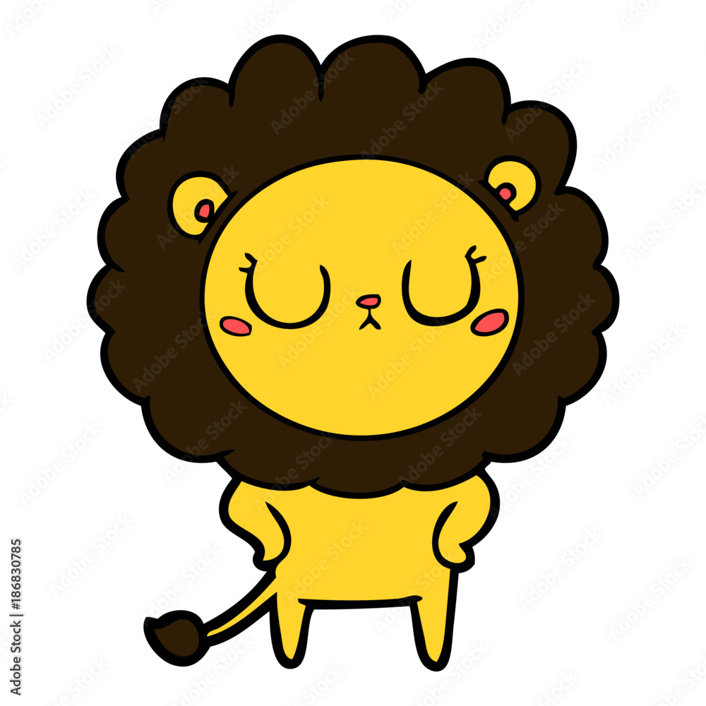 cartoon lion cartoon lion