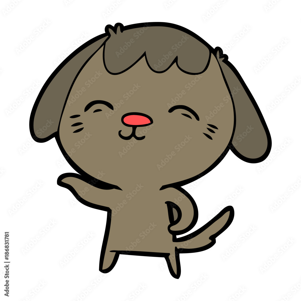 happy cartoon dog happy cartoon dog