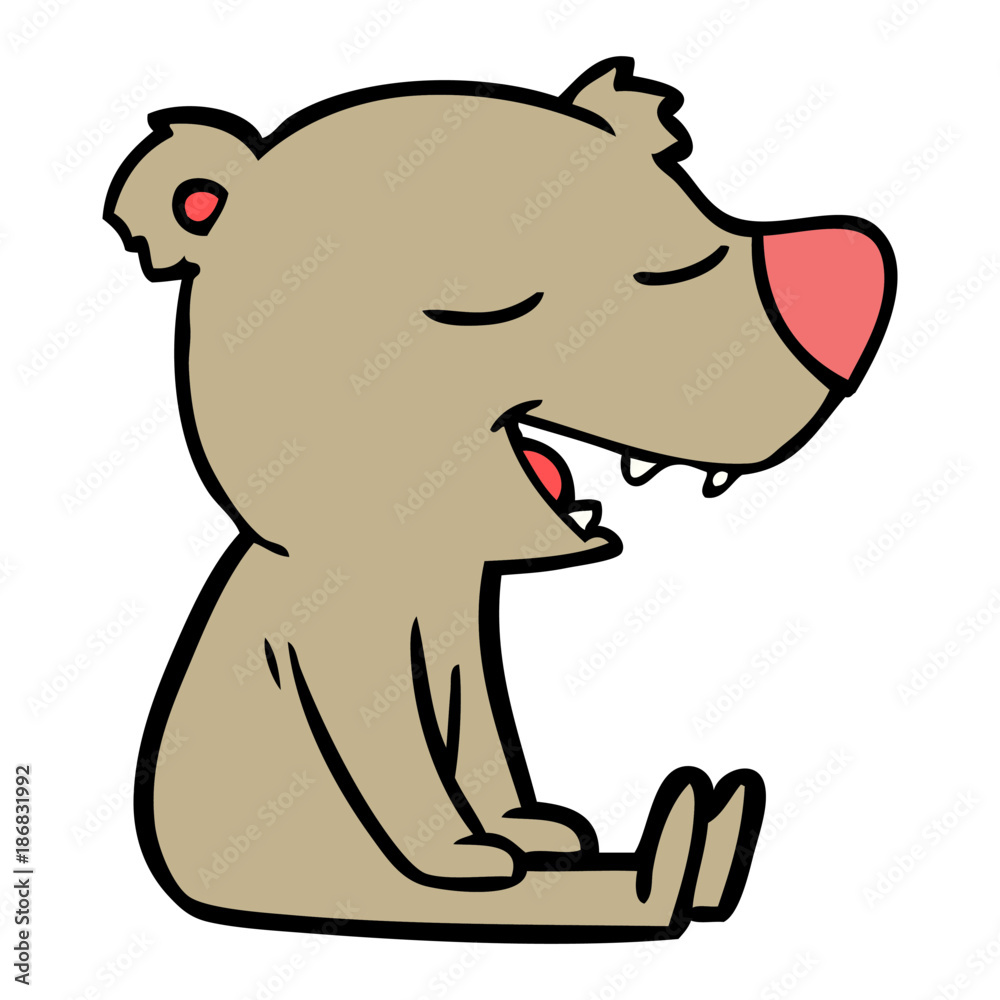 Obraz premium cartoon bear