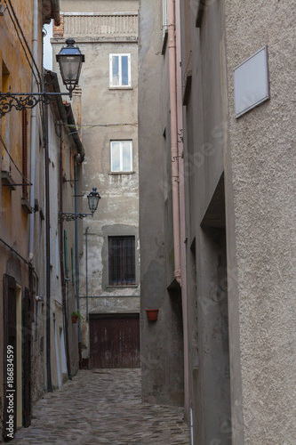 Old little italian street.