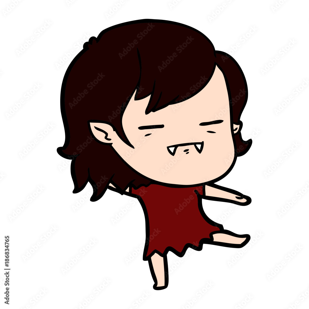cartoon undead vampire girl cartoon undead vampire girl