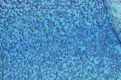blue water bubbles background