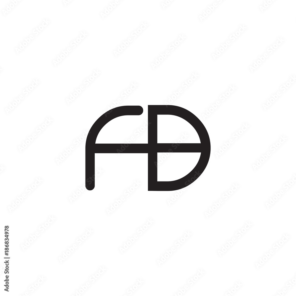 initial letter rounded logo modern initial letter rounded logo modern