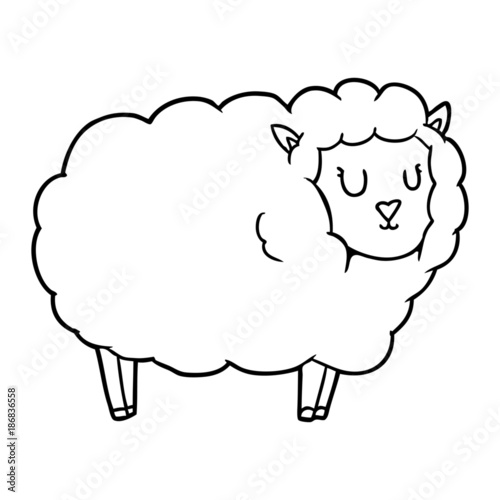 cartoon sheep