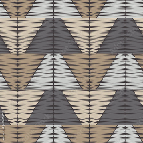Ethnic boho seamless pattern. Scribble texture. Folk motif. Textile rapport.