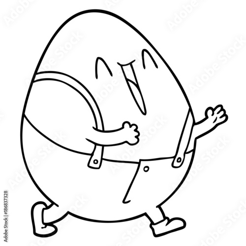humpty dumpty cartoon egg man