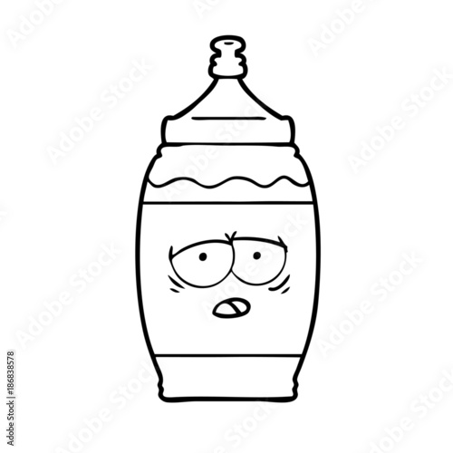 cartoon sports drink