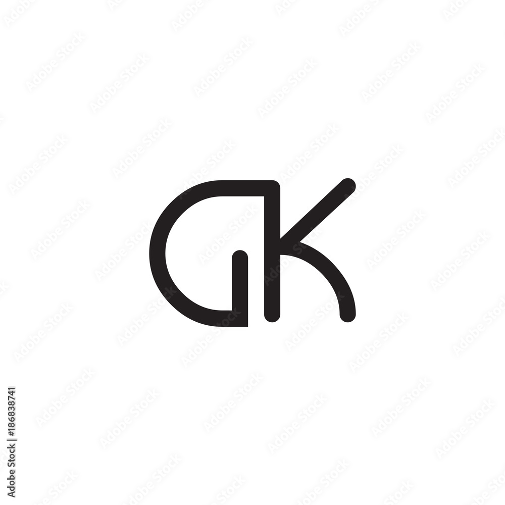 initial letter rounded logo modern initial letter rounded logo modern