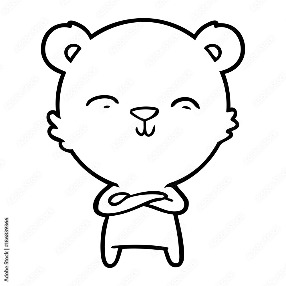 happy cartoon polar bear happy cartoon polar bear