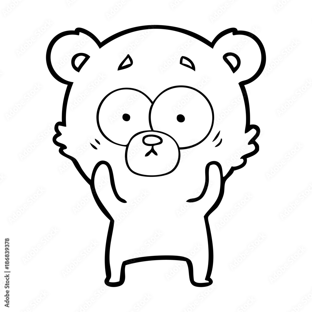 surprised polar bear cartoon surprised polar bear cartoon
