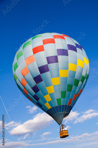 colourfull balloon festival in the blue sky © govorushka