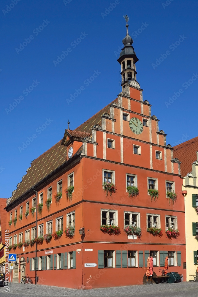 Gustav-Adolf-Haus in Dinkelsbühl, Bayern, Deutschland