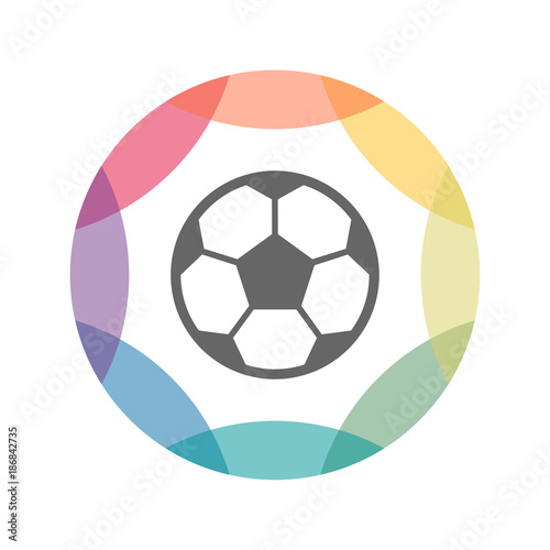 farbiges Icon - Fu  ball