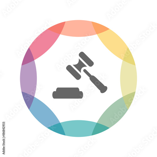 farbiges Icon - Urteil