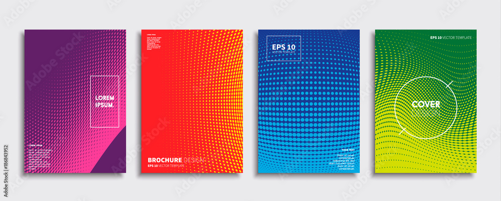 Minimal Vector cover designs. Future Poster template.