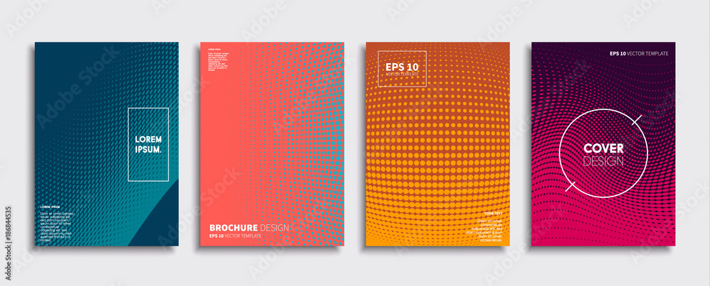 Minimal Vector cover designs. Future Poster template.