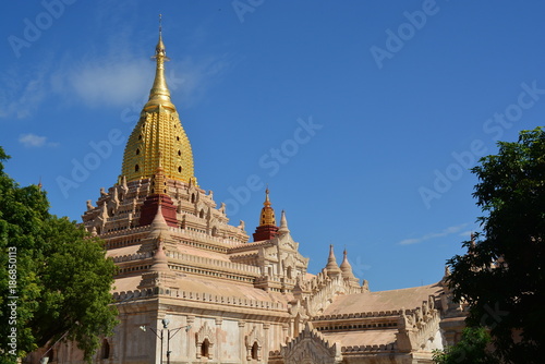 Visite à la pagode de Ananda Phaya, Myanmar