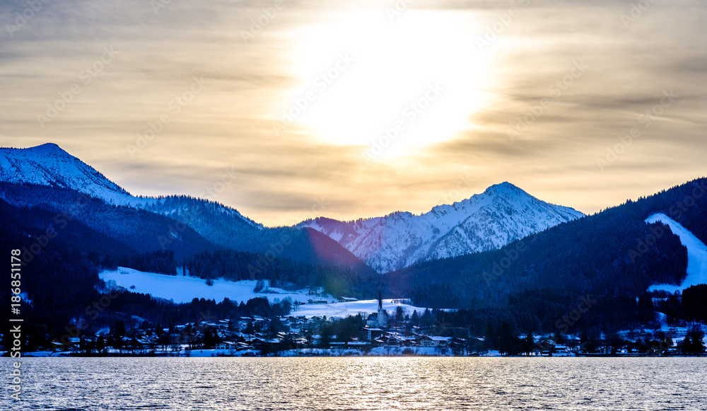 tegernsee lake - bavaria - germany