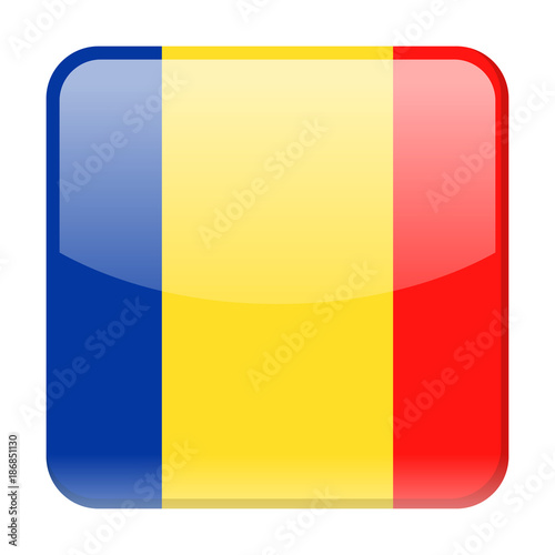 Free Download Romania Flag Vector Square Icon - GFXLoad