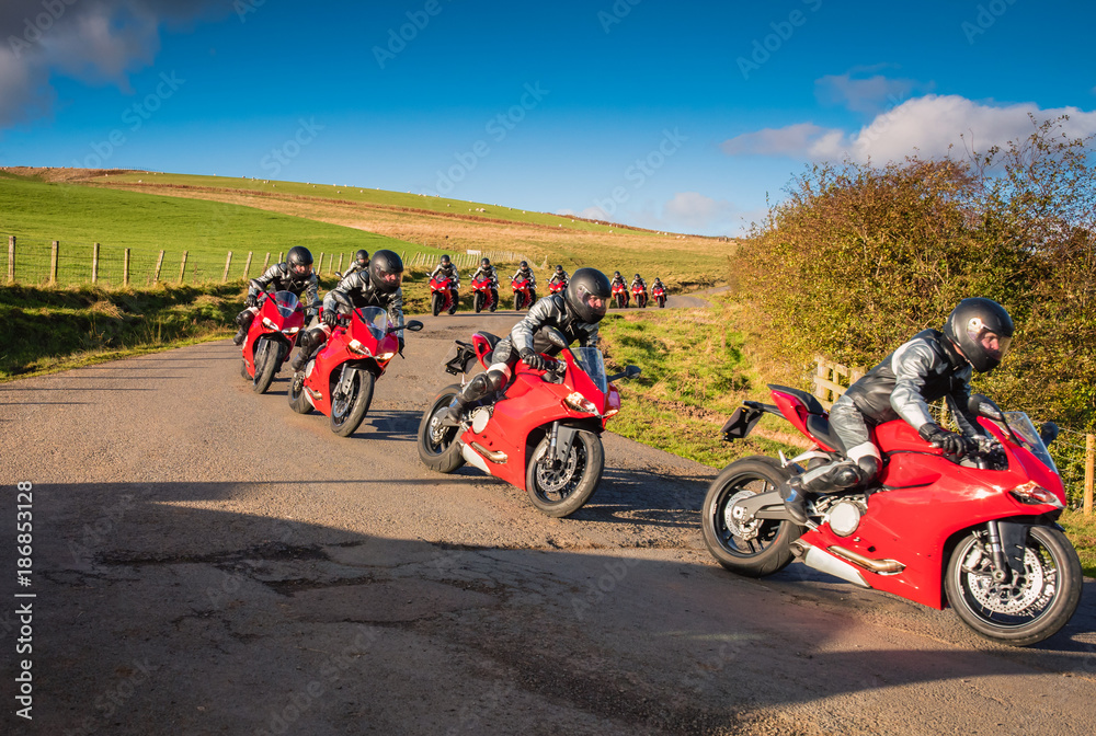 Motorbike Action Sequence / Motorbike action sequence on a country road in Upper Coquetdale, Northumberland Motorbike Action Sequence / Motorbike action sequence on a country road in Upper Coquetdale, Northumberland