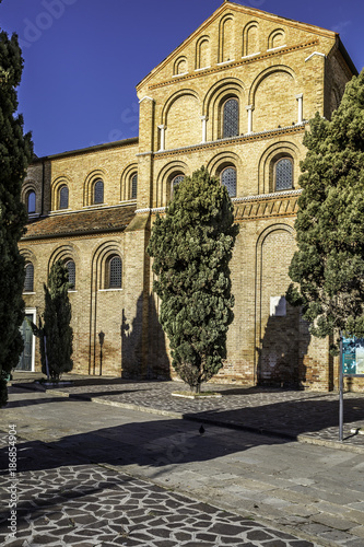 The picturesque island of Murano, famous for producing glass in the Venetian Lagoon on the Adriatic coast