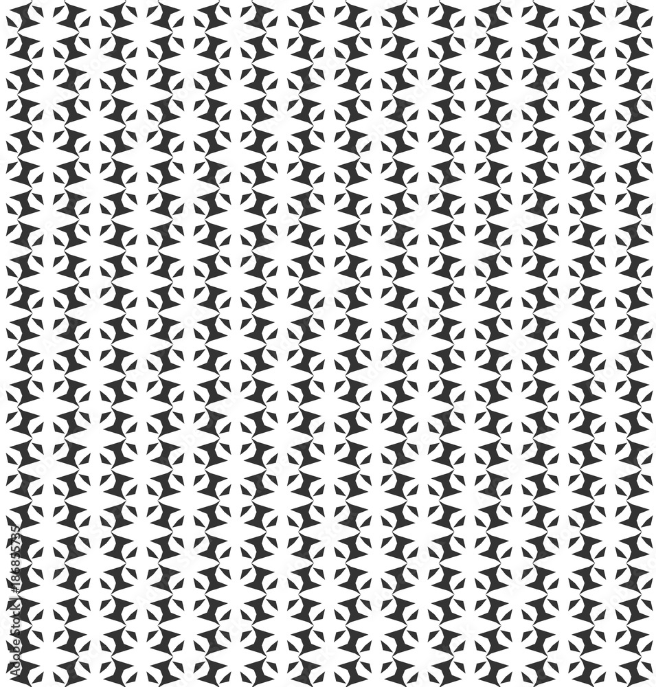 Abstract geometric Seamless pattern . Repeating geometric Black and white texture.