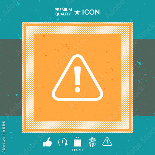Attention icon symbol