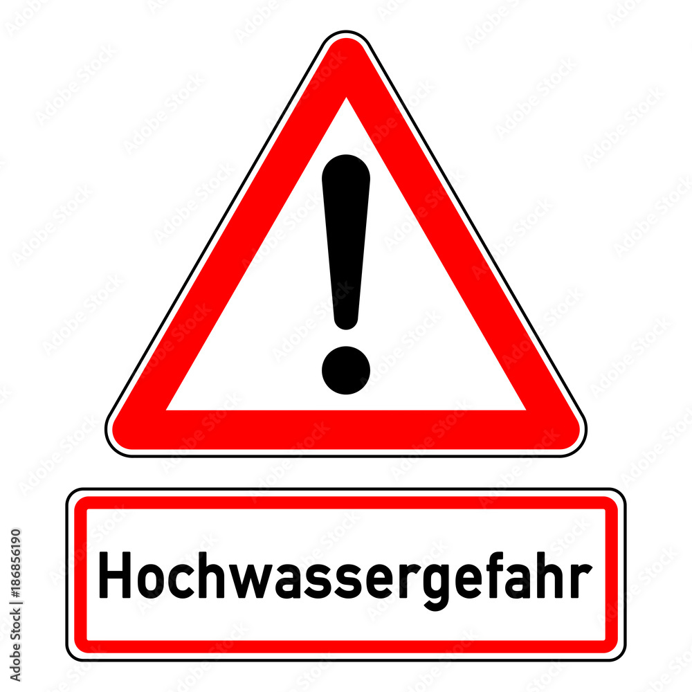 ncsc7 NewCombinationSignCaution ncsc - Achtung Ausrufezeichen Unwetterwarnung / dreieckig - Wetterkennzeichnung mit Text: Hochwassergefahr - quadrat xxl schwarz rot - g5787 ncsc7 NewCombinationSignCaution ncsc - Achtung Ausrufezeichen Unwetterwarnung / dreieckig - Wetterkennzeichnung mit Text: Hochwassergefahr - quadrat xxl schwarz rot - g5787
