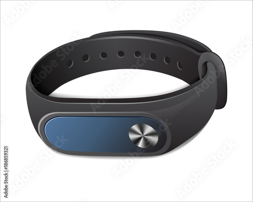Black Fitness Bracelet