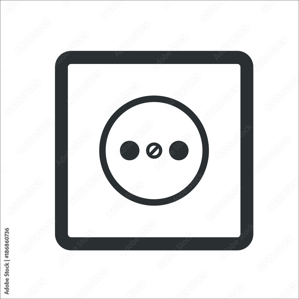 Socket icon. Illustration Socket icon. Illustration