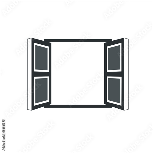 Window icon. illustration