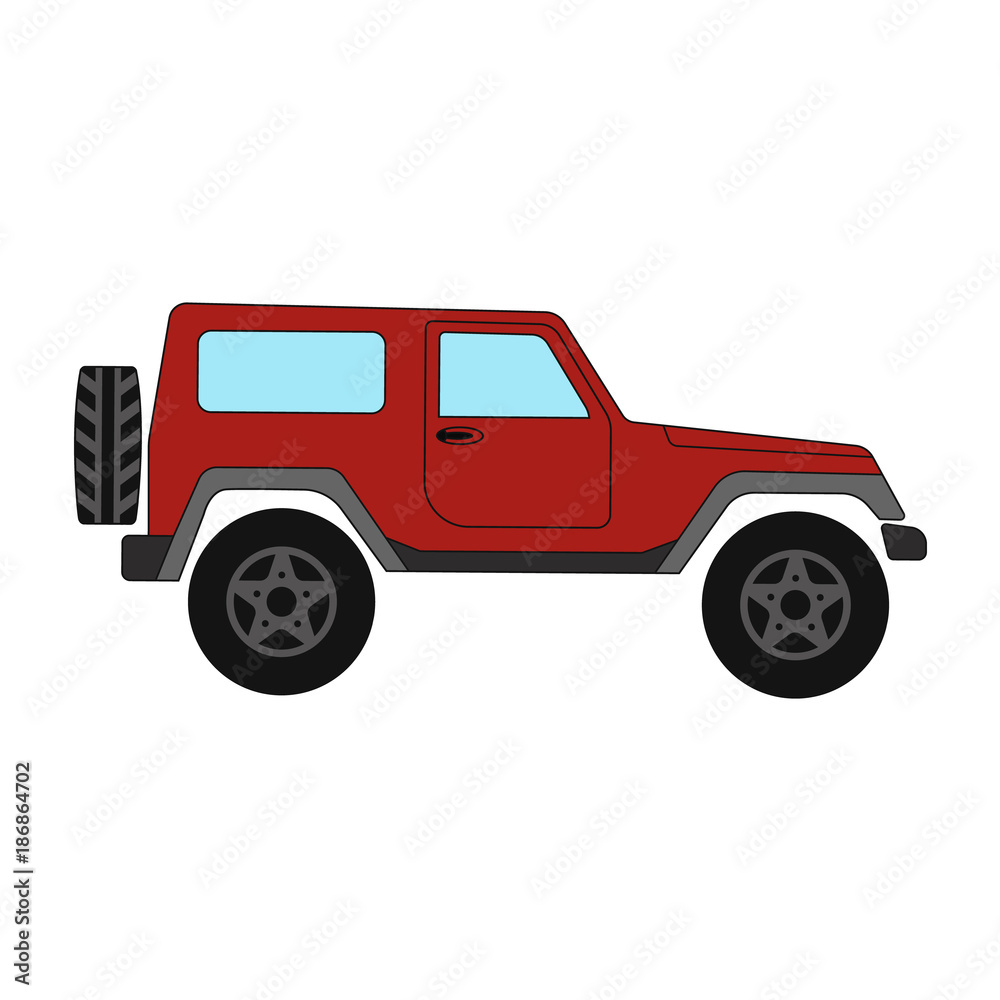 Jeep color flat