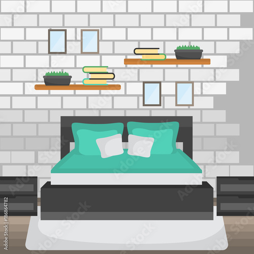Bedroom color flat