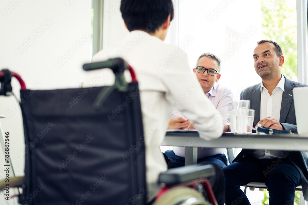 Fotografie Business Team Having A Meeting