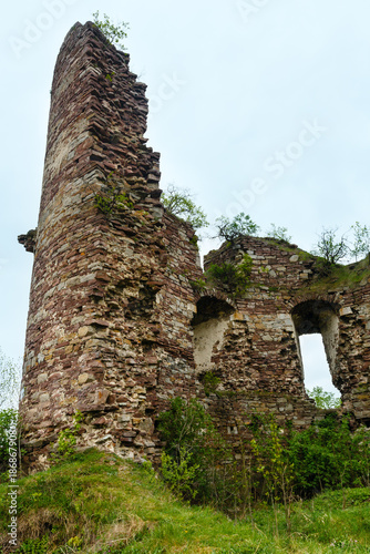 Buchach castle ruins, Ukraine. photo